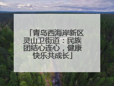 青岛西海岸新区灵山卫街道：民族团结心连心，健康快乐共成长