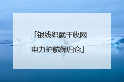 银线织就丰收网 电力护航保归仓