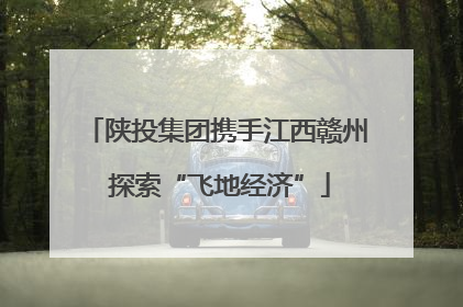陕投集团携手江西赣州 探索“飞地经济”