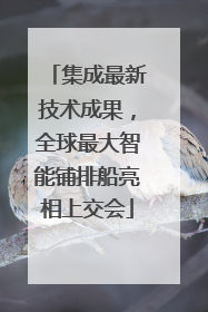集成最新技术成果，全球最大智能铺排船亮相上交会