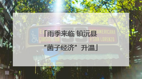 雨季来临 镇沅县“菌子经济”升温