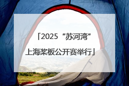 2025“苏河湾”上海桨板公开赛举行