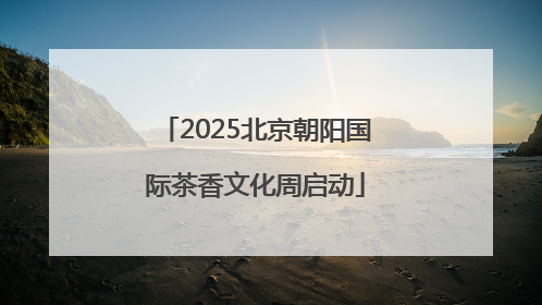 2025北京朝阳国际茶香文化周启动