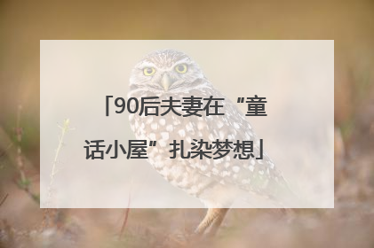90后夫妻在“童话小屋”扎染梦想
